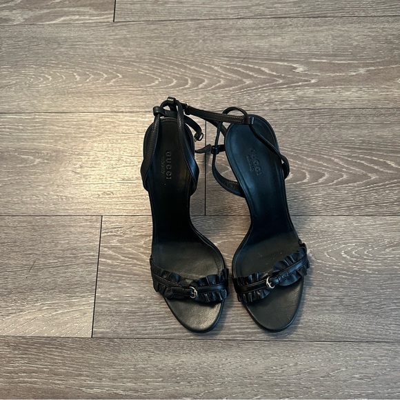 Gucci Shoes - Gucci Black Strappy Heels